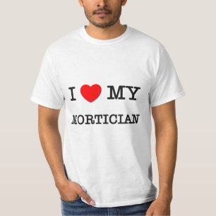 T-shirt J'aime mon ENTREPRENEUR DE POMPES FUNÈBRES