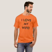 T-SHIRT J'AIME MON ÉPOUSE ! (Devant entier)
