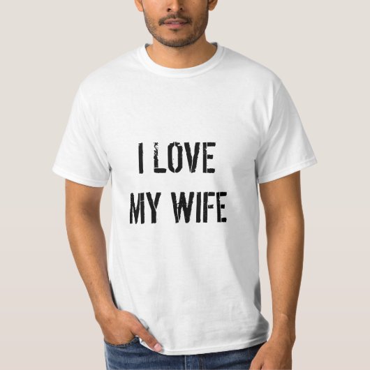 T-SHIRT J'AIME MON ÉPOUSE (Devant)