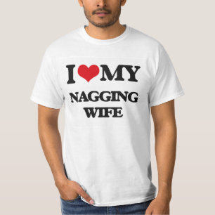 T-shirt J'aime mon épouse harcelante