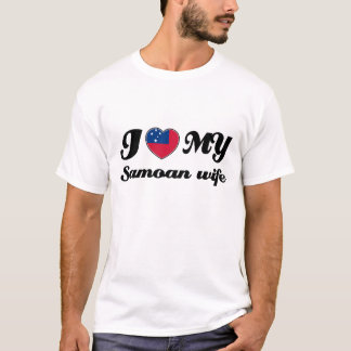 T-shirt J'aime mon épouse Samoane