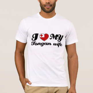 T-shirt J'aime mon épouse tongane