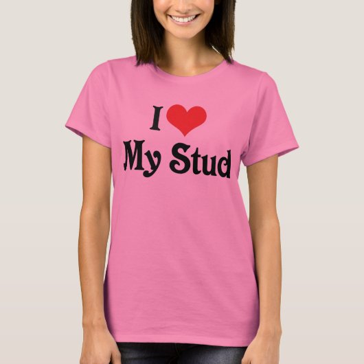 T-shirt J'aime mon étalon (Devant)