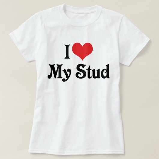 T-shirt J'aime mon étalon (Design devant)