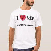 T-shirt J'aime mon ethnnomusicologue (Devant)