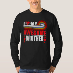 T-shirt J'Aime Mon Fantastique Frère, Papa Maman Soeur Amo