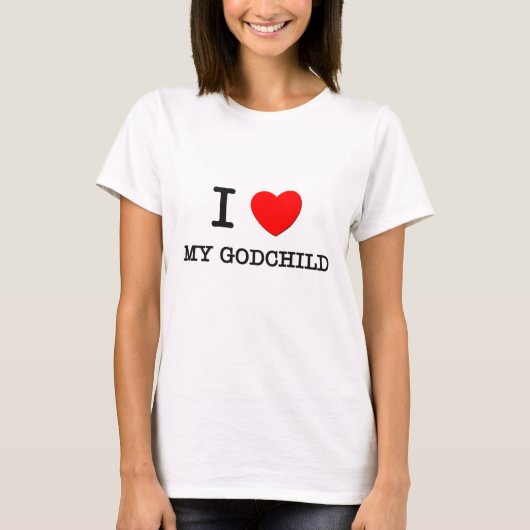 T-shirt J'aime mon filleul (Devant)