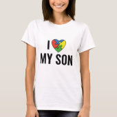 T-shirt J'Aime Mon Fils (Devant)