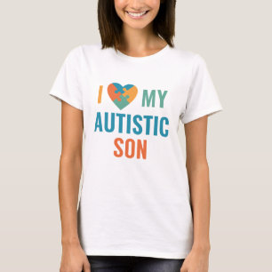 T-shirt J'aime mon fils autiste