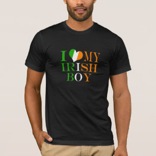 T-shirt J'aime mon garçon irlandais