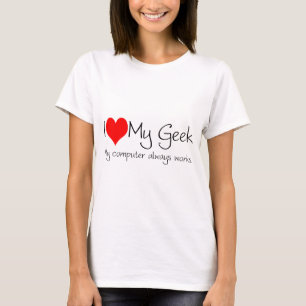 T-shirt J'aime mon geek