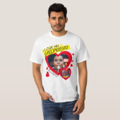 T-shirt J'aime mon Girami rouge photo texte y2k (Devant entier)