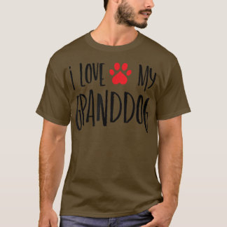 T-shirt j'aime mon Grand-chien