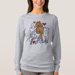T-shirt J'aime mon Greyhound