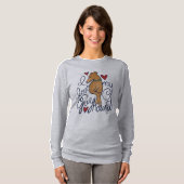 T-shirt J'aime mon Greyhound (Devant entier)