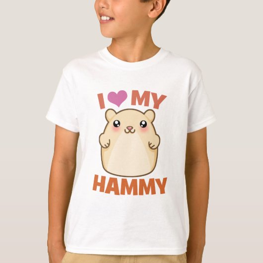 T-shirt J'Aime Mon Hammy (Devant)