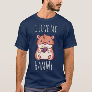 T-shirt J'aime mon Hammy Cute Hamster Pet