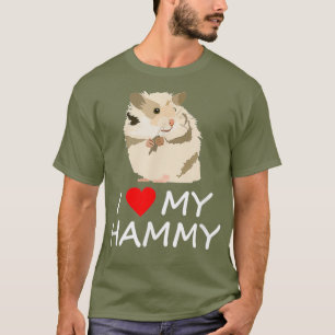 T-shirt J'Aime Mon Hammy Maillot Hamster