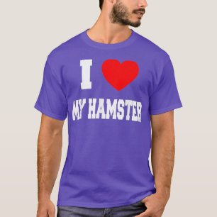 T-shirt J'aime mon hamster