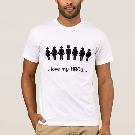 T-shirt J'aime mon HBCU (Devant)