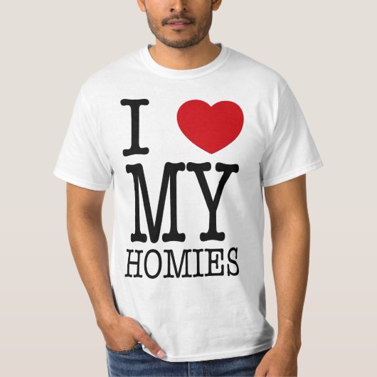 T-shirt J'aime mon Homies (Devant)