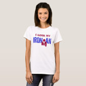 T-shirt J'aime mon Ironman (Devant entier)