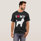 T-shirt J'Aime Mon Jouet Poodle (Devant entier)