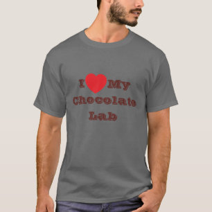 T-shirt J'aime mon laboratoire de chocolat