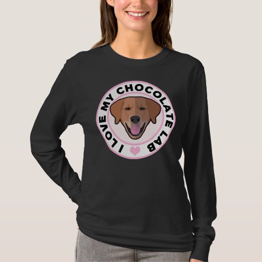T-shirt J'aime mon laboratoire de chocolat (Devant)