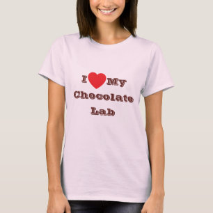 T-shirt J'aime mon laboratoire de chocolat