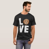 T-shirt J'Aime Mon Labradoodle (Devant entier)