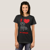 T-shirt J'aime mon Labrador 3 (Devant entier)