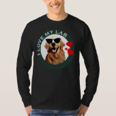 T-shirt J'aime mon Labrador Retriever Green Active (Devant)