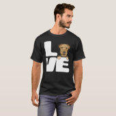 T-shirt J'Aime Mon Lakeland Terrier Chien (Devant entier)