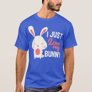 T-shirt J'Aime Mon Lapin Drôle Lapin Drôle