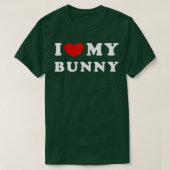 T-shirt J'Aime Mon Lapin, J'Aime Mon Lapin (Design devant)