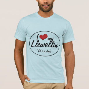 T-shirt J'aime mon Llewellin (c'est un chien)