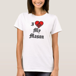 T-shirt J'aime mon maçon