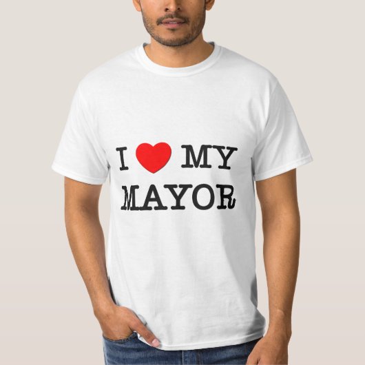 T-shirt J'aime mon MAIRE (Devant)