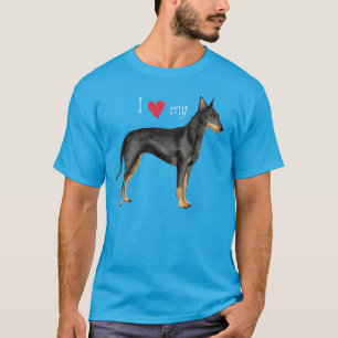 T-shirt J'aime mon Manchester Terrier