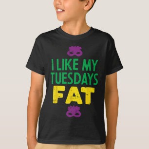 T-shirt J'Aime Mon Mardi Gros Jester Mask Funny Mardi Gra
