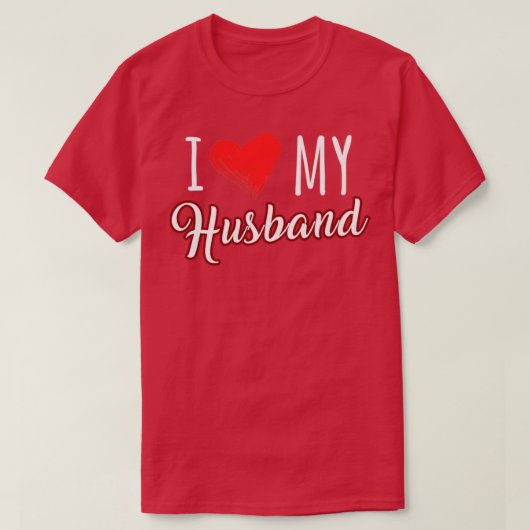 T-shirt J'aime mon mari (Design devant)