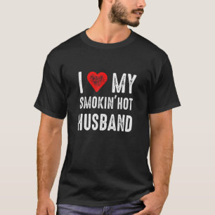 T-shirt J'Aime Mon Mari Chaud Fumeur