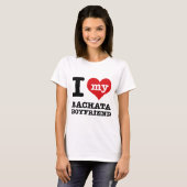 T-shirt J'aime mon mari de Bachata (Devant entier)