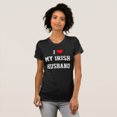 T-shirt J'Aime Mon Mari Irlandais (Devant entier)