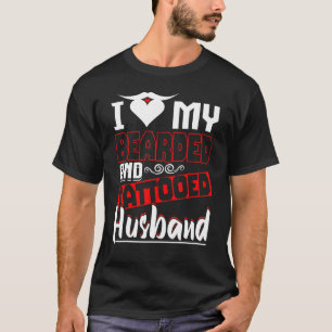 T-shirt J'Aime Mon Mari Lourd Et Tatoué Pour Femme