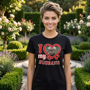 T-shirt J'aime mon mari Personnalisé