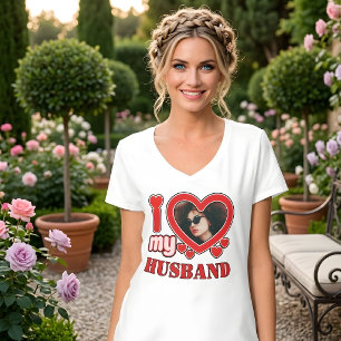 T-shirt J'aime mon mari Personnalisé
