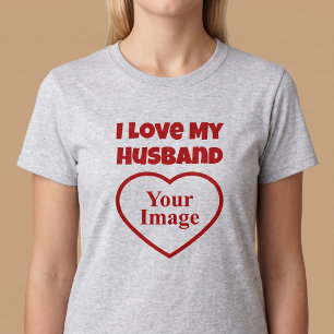 T-shirt J'aime mon mari Photo