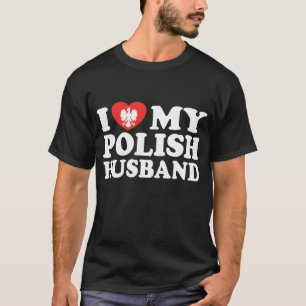 T-shirt J'Aime Mon Mari Polonais